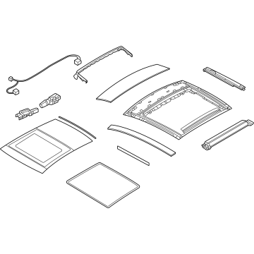 Dodge 7SR41LXHAA Sunroof Assembly