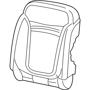 Jeep 6SJ02LXHAA Seat Back Cover