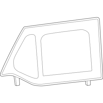 Jeep 6AA20FX9AD Door Glass