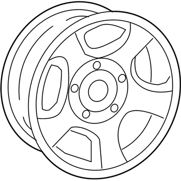 Dodge 52113234AA Wheel, Steel