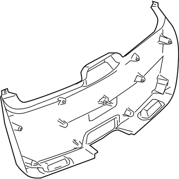 Chrysler TW51TL2AH Lift Gate Trim