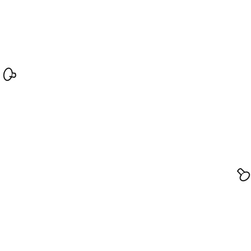 Mopar 6507326AA Absorber Pin, Rear