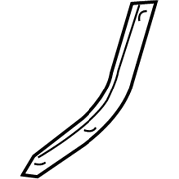 Mopar 5029201AB Lower Retainer, Rear Driver Side