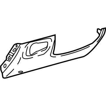 Jeep 6WC36DX9AB Lower Trim Panel