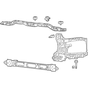 Ram 68217752AB Radiator Support