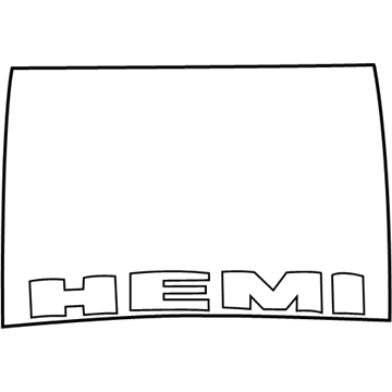 Dodge 68021011AA Decal