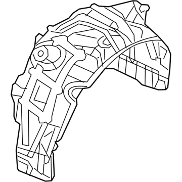 Chrysler 200 Wheelhouse - 68235654AD