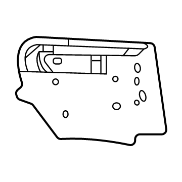 Jeep 68432054AB Tail Lamp Pocket