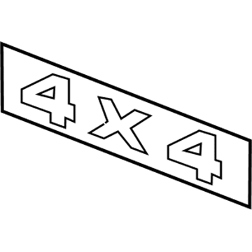 Dodge 55077299AA Nameplate