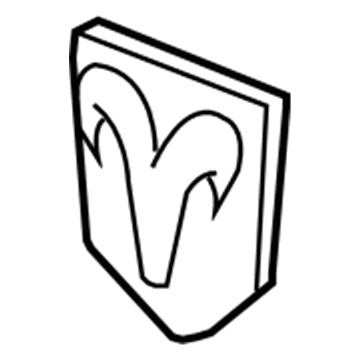 Dodge 55077718AA Medallion