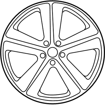 Dodge 5181849AB Wheel, Alloy