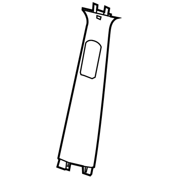 Dodge 1GP92BD3AH Upper Center Pillar Trim