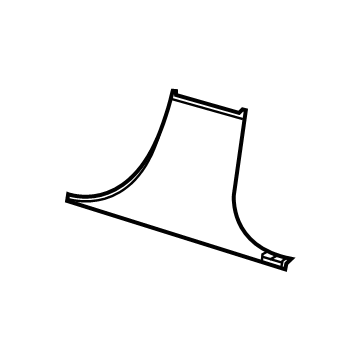 Dodge 1GG58BD3AB Lower Center Pillar Trim