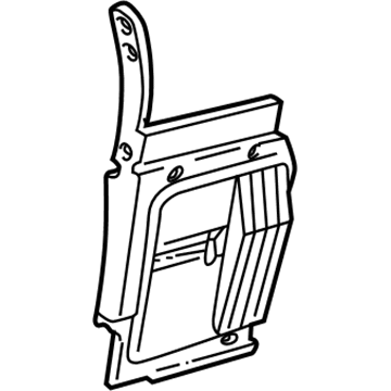 Mopar 5DV29RD5 Kick Panel Trim, Upper Driver Side