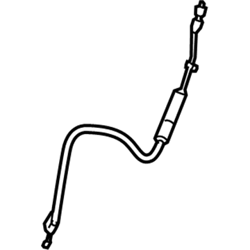 Mopar 68039115AA Release Cable, Rear