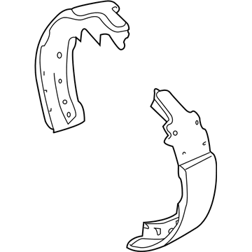 Ram 68000248AA Brake Shoes