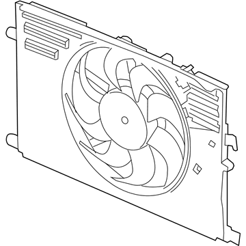Ram 68461973AA Fan Assembly