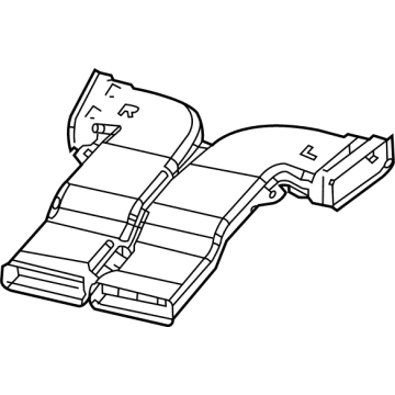 68459933AC Mopar Duct - Floor Illustration 1 of 1