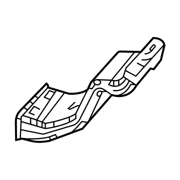 68479207AC Mopar Duct - Floor Illustration 1 of 1