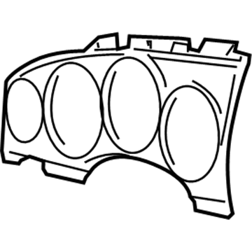 Chrysler YW801RHAK Instrument Cluster Panel