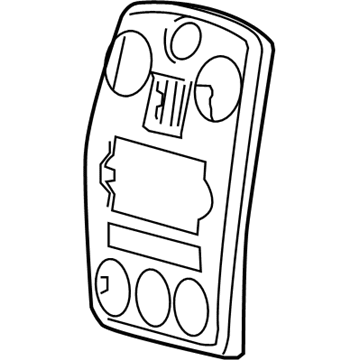 Chrysler 1BQ541Z2AI Center Bezel