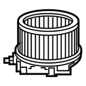 Jeep Wrangler Blower Motor - 68301851AA