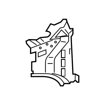 Mopar 68674862AA Reinforce - Bodyside Aperture