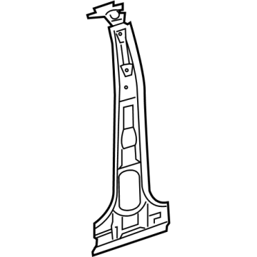 Mopar 68309629AD Center Pillar Reinforcement, Driver Side