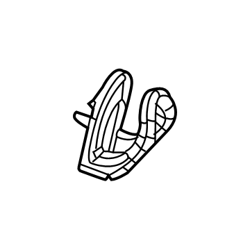 Mopar 1HQ78TX7AA Coat Hook Mopar 1HQ78TX7AA Coat Hook