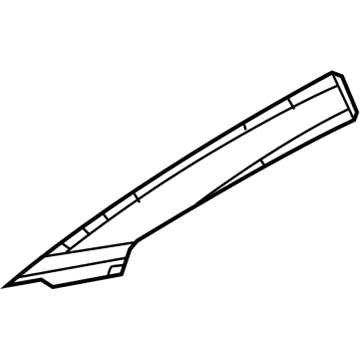 Chrysler 1XW54DX9AD Windshield Pillar Trim