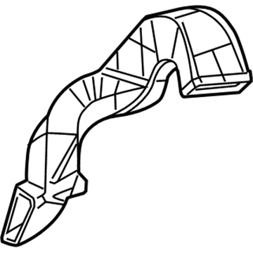 Mopar 5058419AB Lower Duct Mopar 5058419AB Lower Duct