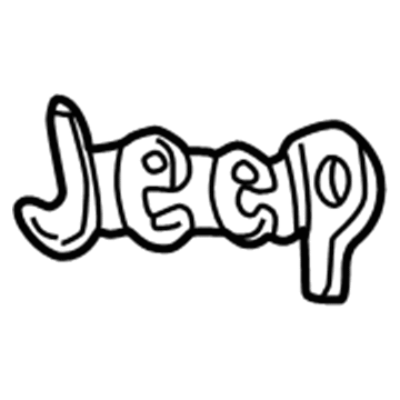 Jeep 55156554AE Nameplate