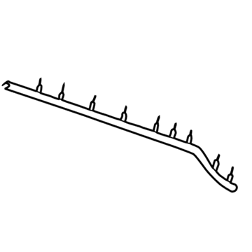 Jeep 55360715AB Hood Rear Seal