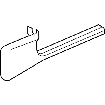 Mopar UM55BD5AF Cowl Kick Panel, Medium Gray, Driver Side Mopar UM55BD5AF Cowl Kick Panel, Medium Gray, Driver Side