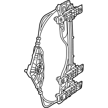Jeep 68227458AB Window Regulator
