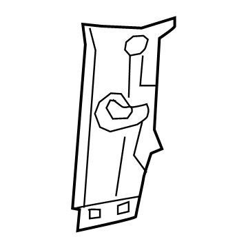 Ram 6BN38BD1AB Rear Pillar Trim