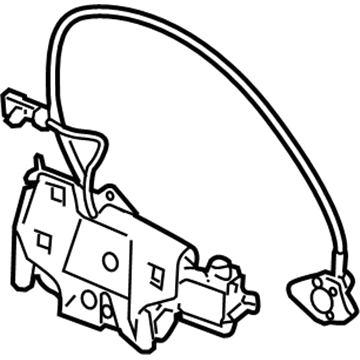 Dodge Viper Trunk Lid Latch - 68035500AA