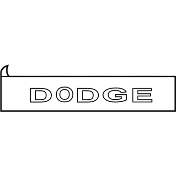 Dodge 57010789AA Nameplate