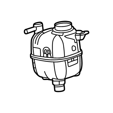 Jeep 68364312AC Reservoir Tank