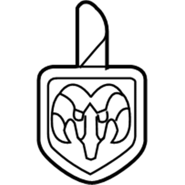Dodge Charger Emblem - 4806013AA