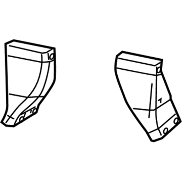 Mopar 5058887AA Vent Duct, Driver Side
