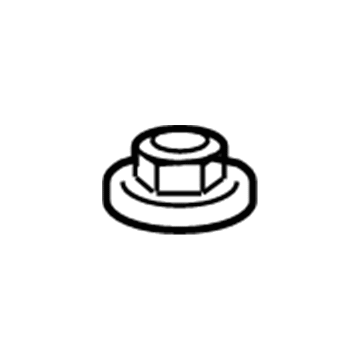Jeep 68065741AA Upper Tie Bar Nut