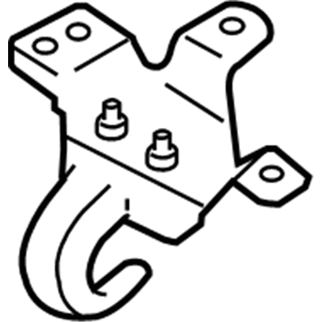 Mopar 52089360AB Tow Hook, Front Driver Side Mopar 52089360AB Tow Hook, Front Driver Side