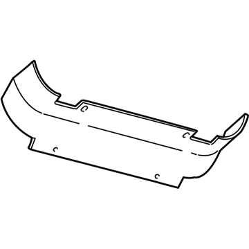 Dodge 55055325AD Air Deflector