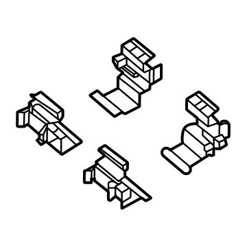 Dodge 68651041AA Brake Pads Spring
