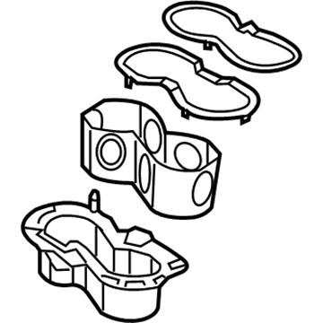 Dodge Dart Cup Holder - 1TW50DX9AD