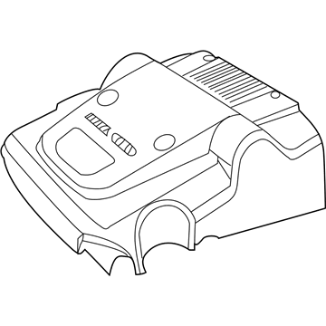 Jeep Engine Cover - 53013728AE