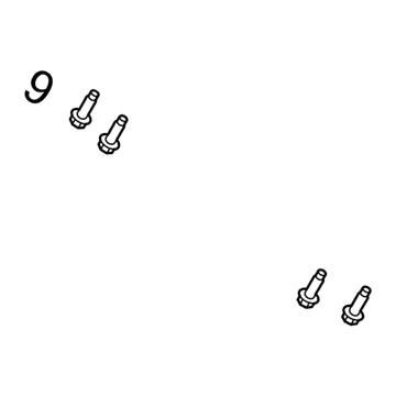 Ram 6106104AA Sunvisor Screw