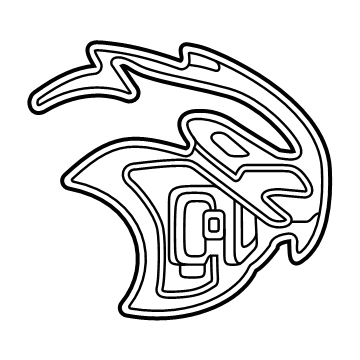 Dodge Durango Emblem - 68505221AA