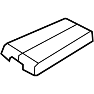 Mopar 1GR001DVAA Armrest Pad, Gray, Center Mopar 1GR001DVAA Armrest Pad, Gray, Center